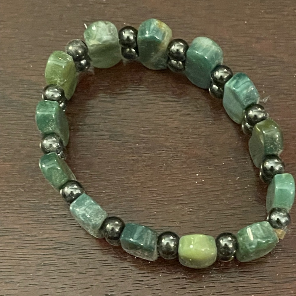 Green aventurine balance bracelet.